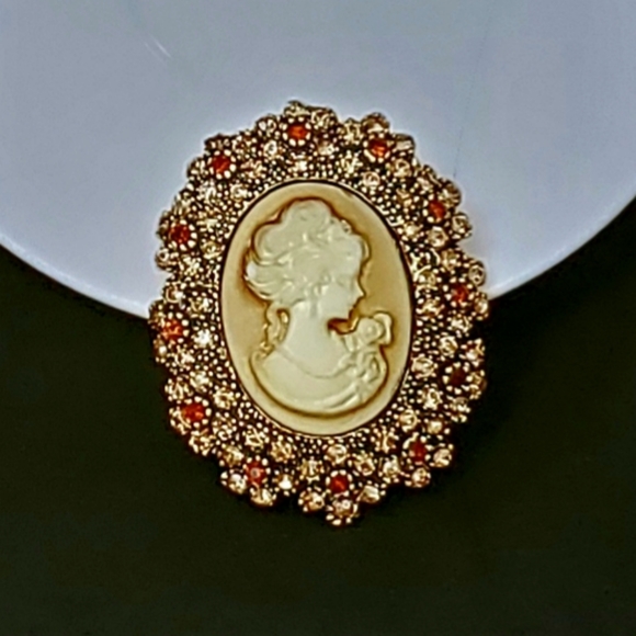 Source Unknown Jewelry - 🔴 NWT! Antique Style Cameo Brooch